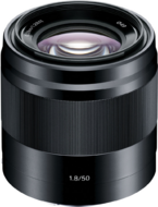 Sony E 50mm f/1.8 OSS objektív - Fekete