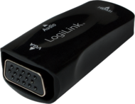 Logilink CV0108 HDMI - VGA (anya - anya) adapter - Fekete