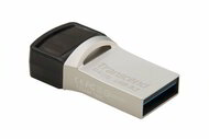 Transcend 64GB JetFlash 890 USB 3.0+USB Type-C pendrive - Ezüst