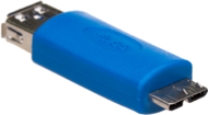 Akyga AK-AD-25 USB 3.0 A - microUSB C adapter - Kék