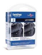 Brother LC1100BK Tintapatron Fekete Twin Pack