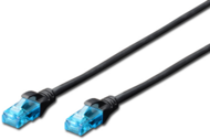 Digitus DK-1512-100/BL CAT5e U/UTP Patch kábel 10m - Fekete