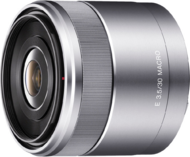 Sony E 30mm f/3.5 Macro objektív - Ezüst