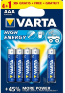 Varta High Energy AAA Ceruzaelem (4+1db/csomag)
