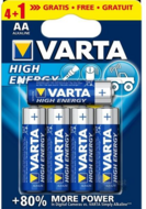 Varta High Energy AA Ceruzaelem (4+1db/csomag)