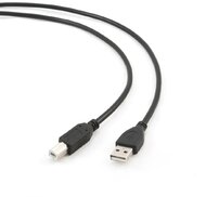 Gembird CCP-USB2-AMBM-1M USB 2.0 A apa - B apa kábel 1m - Fekete