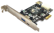 M-CAB 7070027 2x USB 3.0 + USB-C PCIe portbővítő