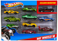 Mattel Hot Wheels 10 darabos kisautó készlet