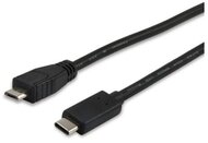 Equip 12888407 USB-C -> USB MicroB 2.0 kábel apa/apa 1m - Fekete