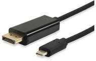 Equip 133467 USB-C -> DisplayPort kábel apa/apa 1.8m - Fekete