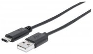 MANHATTAN USB 3.1C M - USB 2.0 M Adapterkábel 1m Fekete