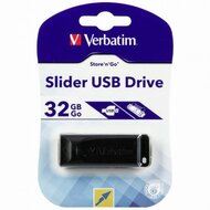 Verbatim 32 GB csúsztatható Pendrive - Fekete