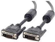 Gembird CC-DVI2-BK-10 DVI-D apa - DVI-D apa kettős összekötő kábel 3m Fekete
