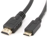 Gembird CC-HDMI4C-10 HDMI-A apa - Mini HDMI-C anya Nagy sebességű HDMI kábel Ethernettel 3m Fekete