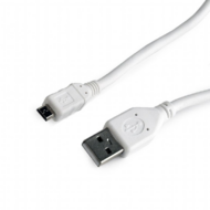 Gembird CCP-MUSB2-AMBM-W-10 USB-A apa - Micro-USB apa Összekötő kábel 3m - Fehér