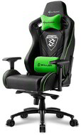 Sharkoon SKILLER SGS4 Gamer szék - Fekete/Zöld