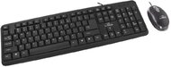 Esperanza TK106 Titanium USB Billentyűzet + Egér US - Fekete