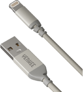 Yenkee YCU 611 SR USB 2.0 apa - Lightning Adat- és töltőkábel 1m - Ezüst