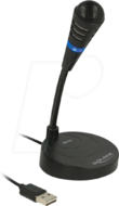 Delock 65868 USB Mikrofon - Fekete