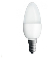 Osram Value Gyertya 40 5.7W FR E14 LED izzó - Meleg fehér