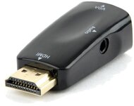 Gembird AB-HDMI-VGA-02 HDMI apa - VGA anya adapter - Fekete