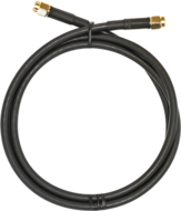 MikroTik SMASMA SMA (apa - apa) kábel 1m - Fekete