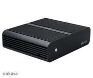 Akasa Euler venti.nélk. MiniItx ház 120w