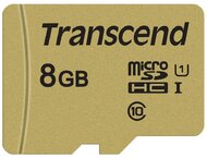 Transcend 8GB microSDXC UHS-I U1 CL10 memóriakártya + Adapter