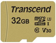 Transcend 32GB microSDXC UHS-I U3 CL10 memóriakártya + Adapter