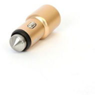 Omega USB 2 portos autós töltő (5V / 2.1A) - Arany