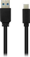 Canyon CNE-USBC4B USB-A - USB-C (apa - apa) kábel 1m - Fekete