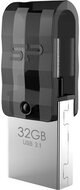 Silicon Power 32GB C31 USB 3.1 OTG Pendrive - Fekete