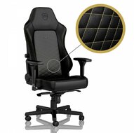 Noblechairs HERO Bőr Gamer szék - Fekete/Arany