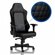 Noblechairs HERO Bőr Gamer szék - Fekete/Kék