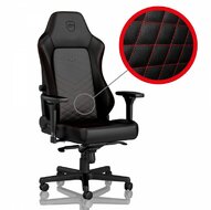 Noblechairs HERO Bőr Gamer szék - Fekete/Piros