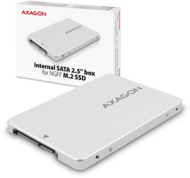 Axagon RSS-M2SD M.2 SATA B-Key - SATA SSD adapter ház - Ezüst