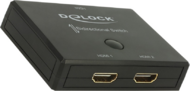 Delock HDMI 2 - 1 kapcsoló kétirányú 4K 60 Hz Fekete