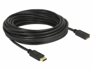 Delock 84908 DisplayPort (apa - anya) kábel 15m - Fekete