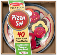 Melissa and Doug 3974 Sütés-főzés 40 darabos pizza szett