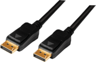 Logilink CV0114 DisplayPort (apa - apa) aktív kábel 20m - Fekete