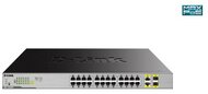 D-Link 24-Port Desktop Gigabit PoE + 2GE Combo Switch Total PoE Budget: 370W