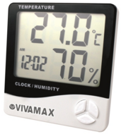 Vivamax GYVPM páratartalom és hőmérő Fehér