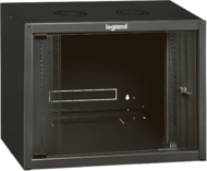 Legrand Linkeo 19" Fali rack szekrény 9U 600x400mm - Fekete