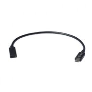i-tec USB-C hosszabbító kábel 0.3m - Fekete
