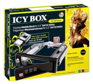RaidSonic ICY BOX Mobile Rack IB-168SK-B SATA fekete