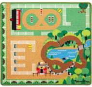Melissa & Doug lovas játszószőnyeg figurákkal /9409/