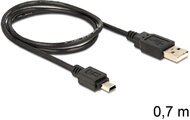 Delock 82396 USB 2.0-A – USB Mini-B 5 tűs, 0,70 m (apa/apa) kábel