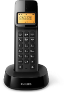 Philips D1401B/53 Vezeték nélküli telefon Fekete