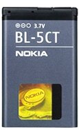 Akkumulátor, Nokia BL-5CT, 1020mAh, Li-ion, gyári, csomagolás nélkül