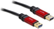 Delock USB 3.0-A apa / apa kábel, 3 m prémium kábel